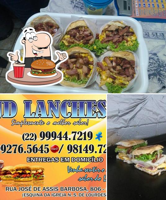 Закажите гамбургеры в "JD LANCHE"