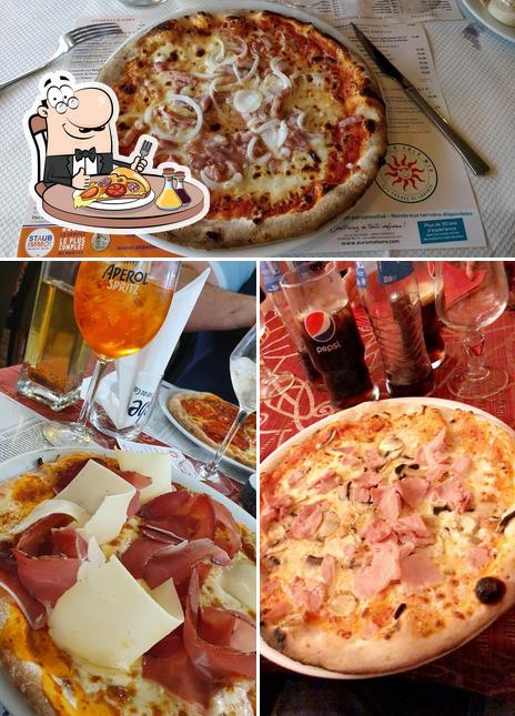 Order pizza at O Sole Mio