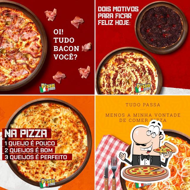 Escolha diferentes estilos de pizza