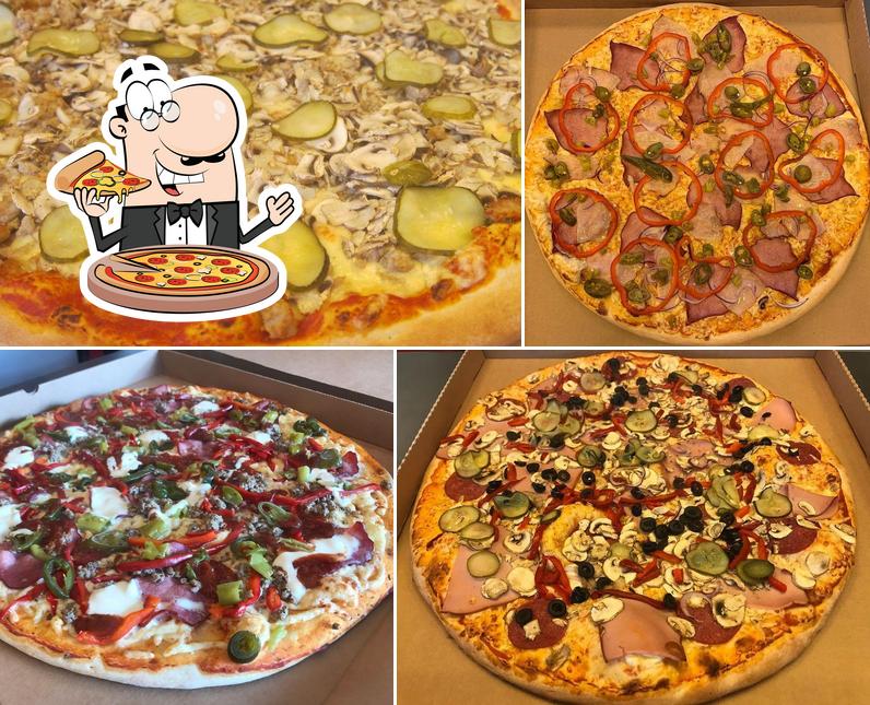 Elige una pizza en American pizza, picerija, Pauner