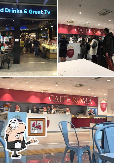 Gli interni di Caffe' Roma