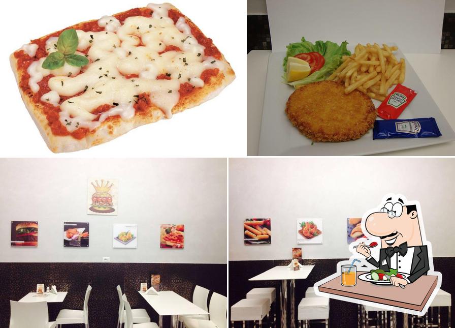 Open 1 Fast Food si caratterizza per la cibo e interni