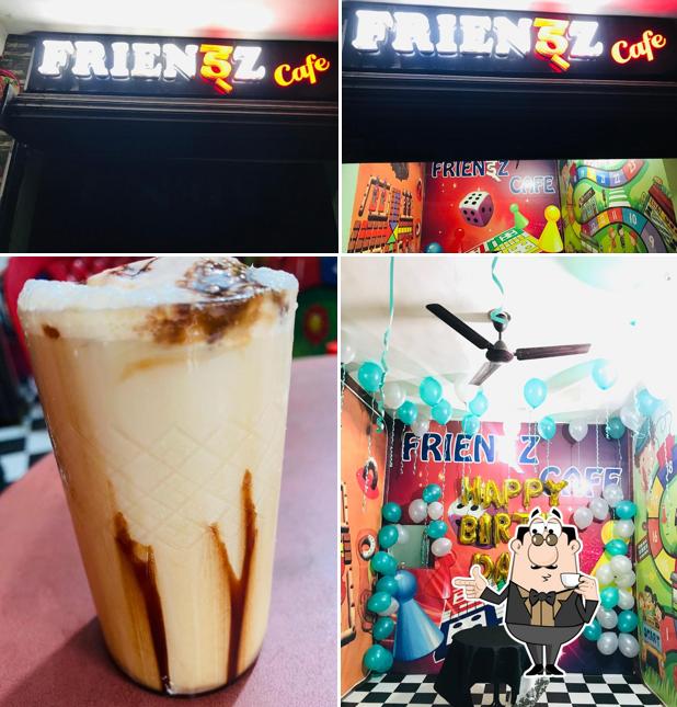Enjoy a beverage at Friendz Cafe