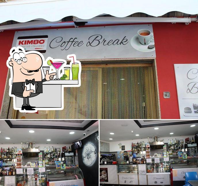 Bar Coffee Break Ventimiglia di Sicilia si caratterizza per la bancone da bar e interni