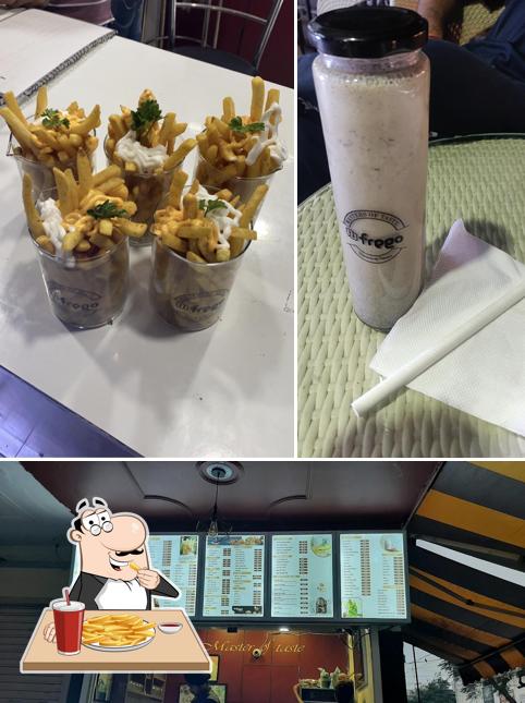 French fries at Frego cafe