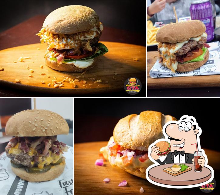 Peça um hambúrguer no Gta burguer