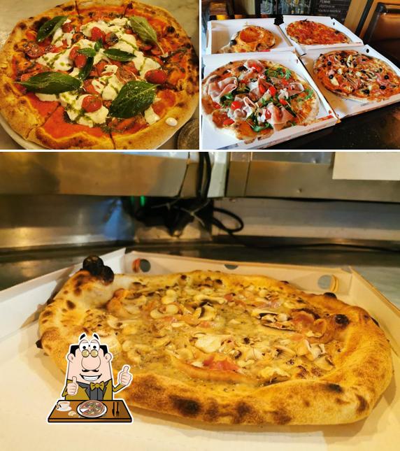 Elige una pizza en La Bottega Italiana