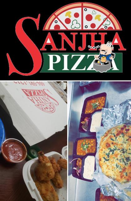 Meals at Sanjha Pizza & Curry House
