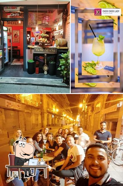 Voici la photo indiquant la intérieur et nourriture sur Al Corso Sicilian Food&Drink