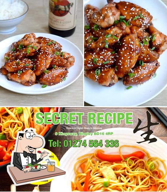 Еда в "secret recipe"