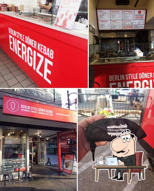 L'intérieur de Döner Stop