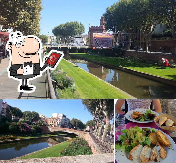 Parmi les diverses choses de la extérieur et la table à manger, une personne peut trouver sur ESPI²