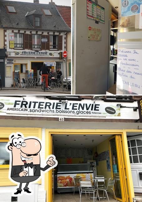 L'intérieur de Friterie L'envie