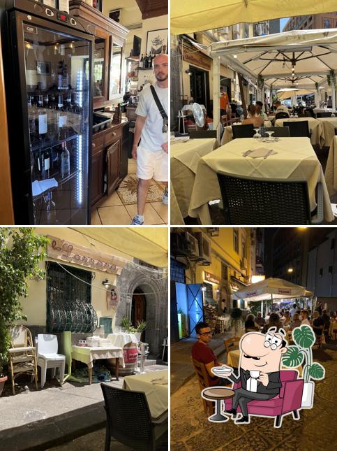 Gli interni di La Lazzara Trattoria e Pizzeria