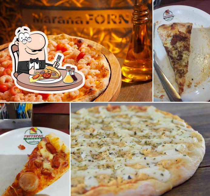 Consiga pizza no Pepperoni Pizzas e Massas