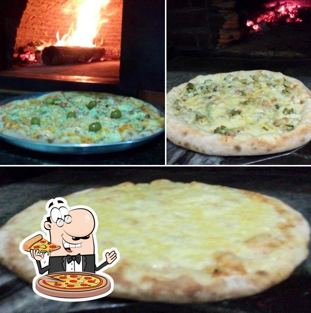 No Pizzaria Geovanina, você pode degustar pizza