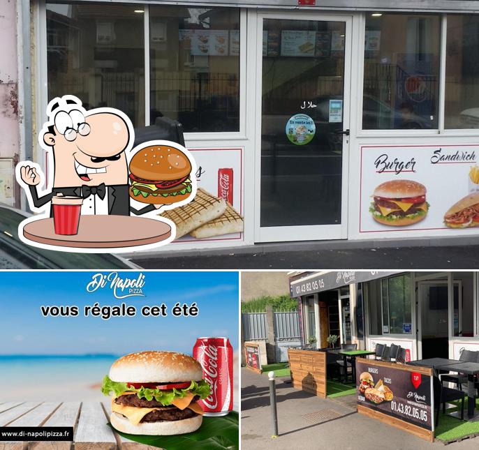 Essayez un hamburger à Pizza di Napoli Valenton