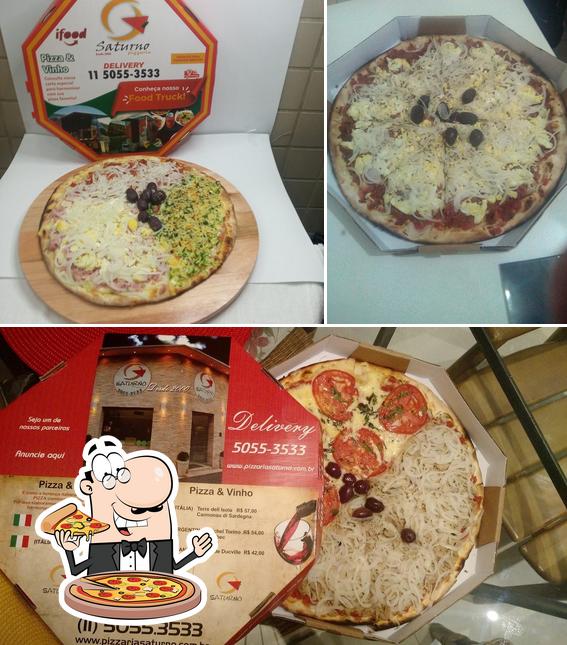 Experimente pizza no Pizzaria Saturno Moema