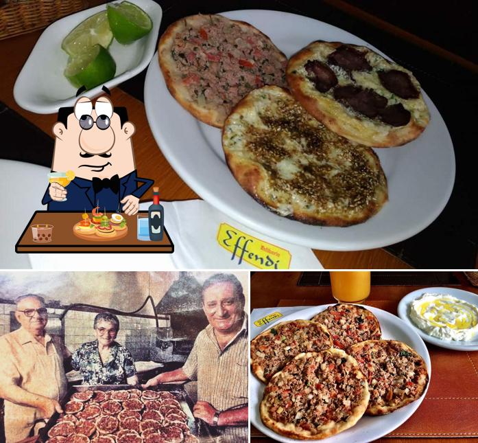 Bruschettas em Esfiharia Effendi