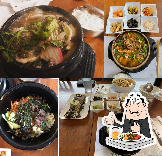 Food at Arisu Korean Restaurant