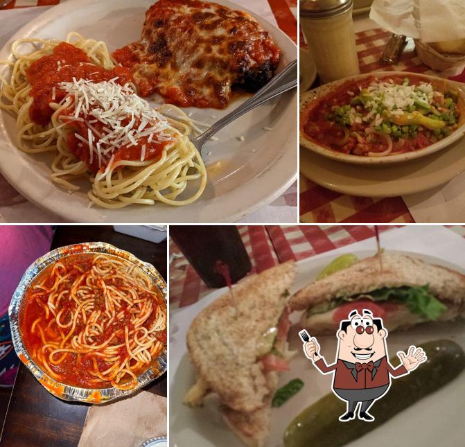 Food at Luigi's Italian Restaurant