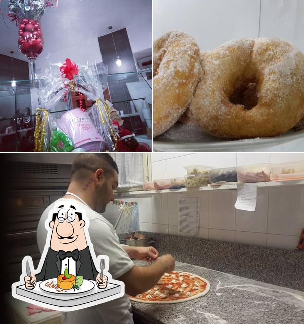 Tra le diverse cose da Pizzeria Friggitoria da Ernesto si possono trovare la cibo e interni