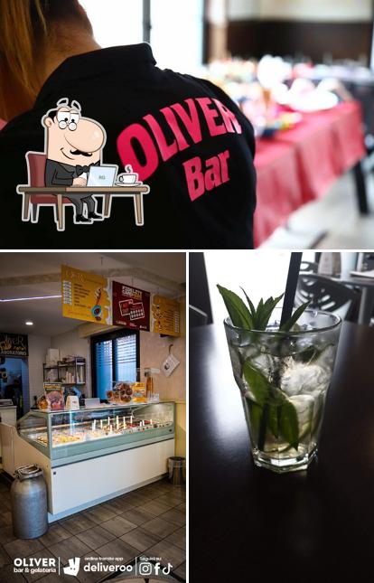 Gli interni di Oliver Bar