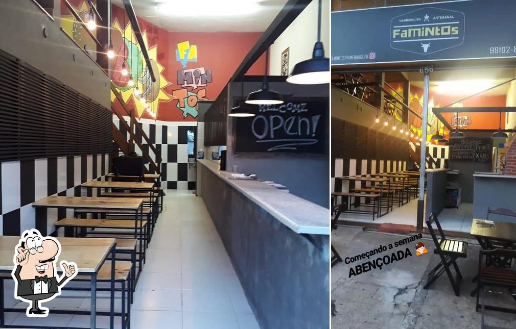 The interior of Famintos Prime Burguer