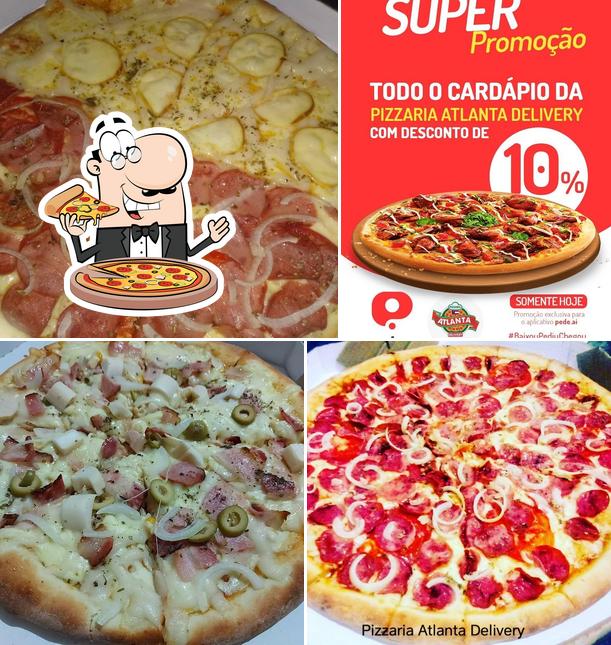 Peça pizza no Esfiharia Atlanta