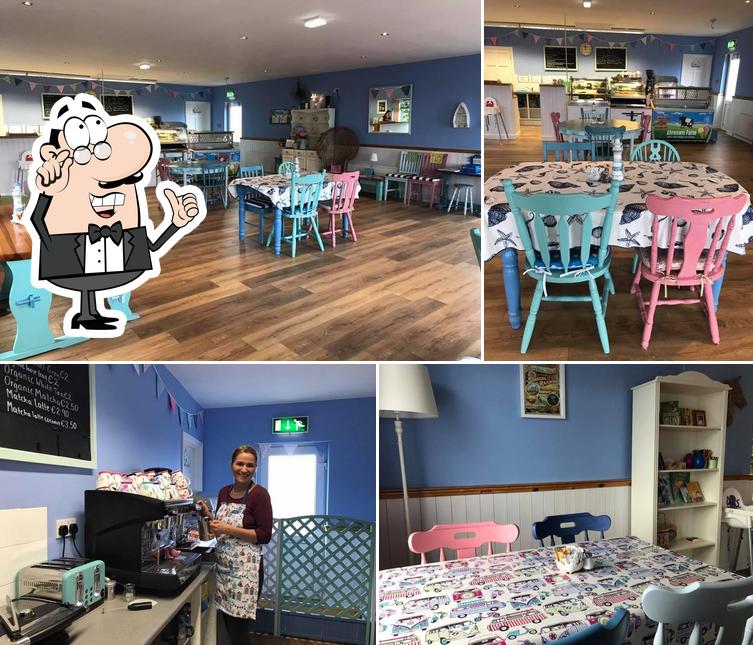 Check out how The Beach Hut Coffee Shop looks inside