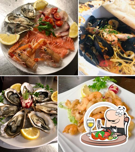 Gli ospiti di Olimpia Ristorante Pizzeria Sushi Bar possono avere vari piatti di mare