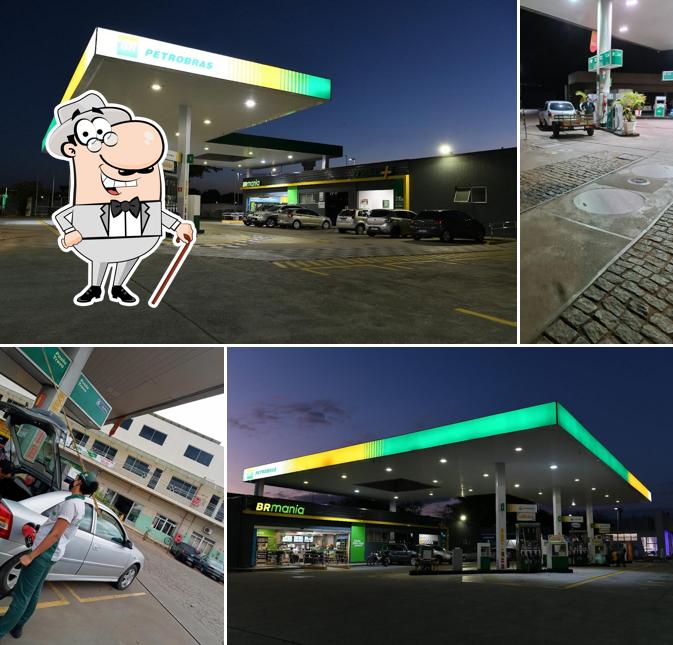 O exterior do Posto Petrobras