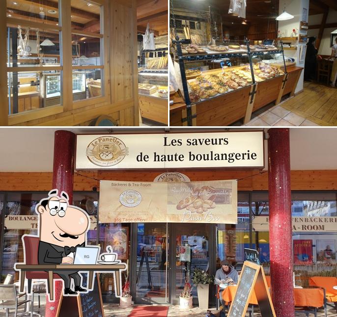 Gli interni di Bäckerei-Konditorei Le Panetier