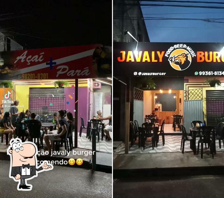 O interior do Javaly burger