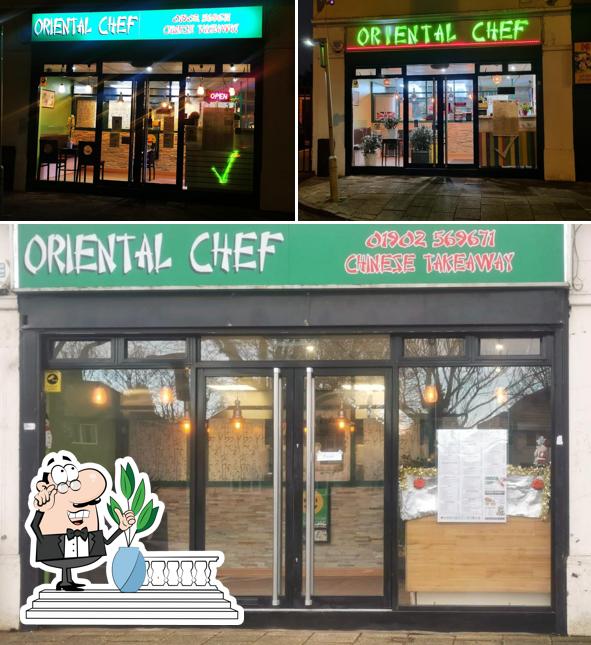 La parte exterior de Oriental Chef Wolverhampton Chinese Take Away