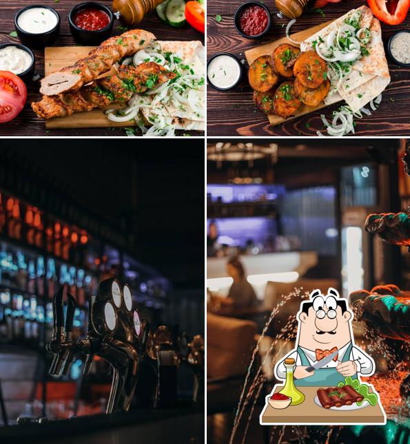 "Lidbeer Bar Вечер в Брюгге" предоставляет мясные блюда
