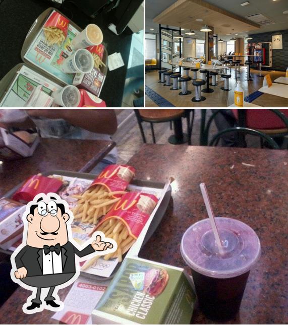 O interior do McDonald's