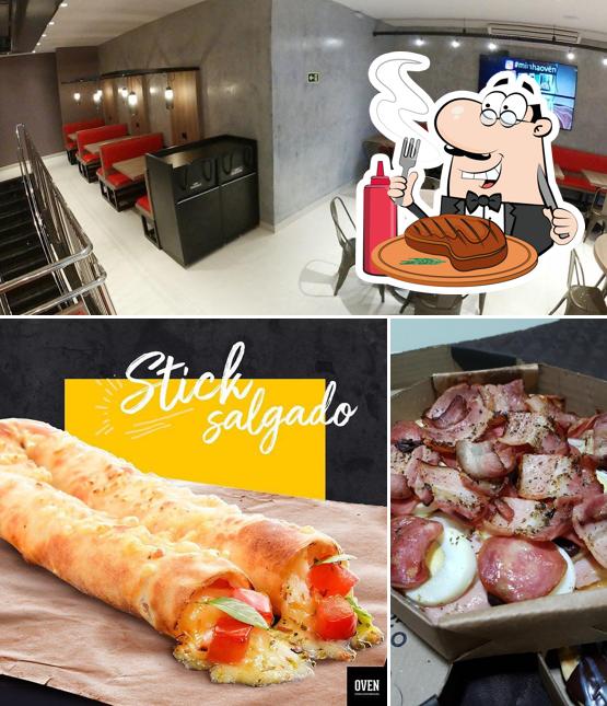 Oven Pizza Umuarama serve refeições de carne