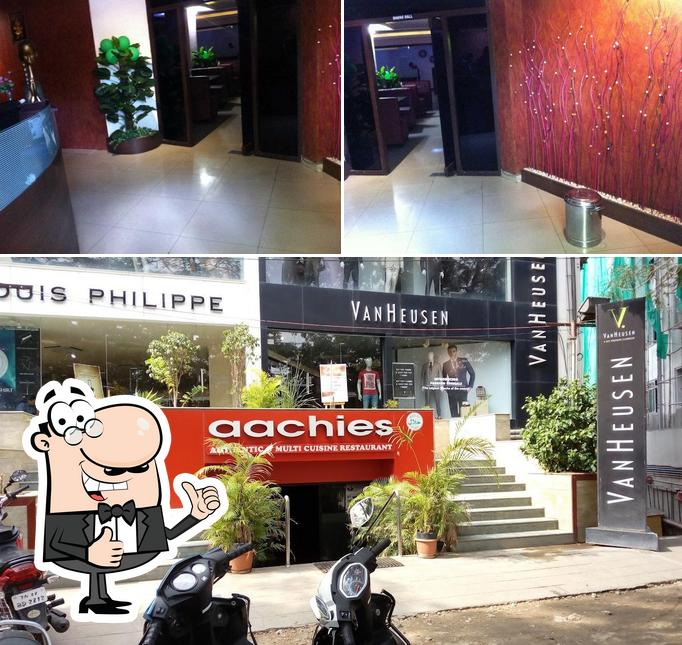 Look at the picture of aachies multicuisine restaurant