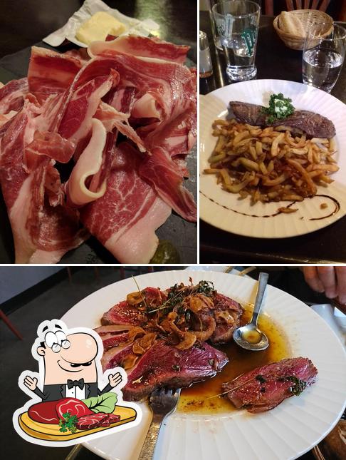 Get meat meals at Restaurant Brasserie Le Lazare