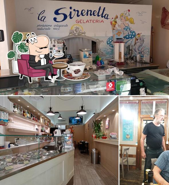 Gli interni di La Sirenetta Ristorante-Pasticceria-Gelateria