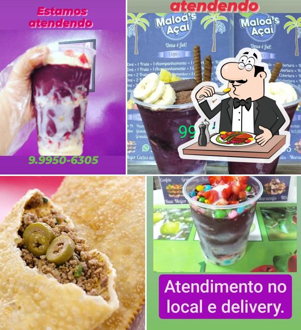Maloá's açaí e Delícias Di Maria.