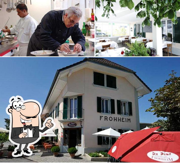 Ristorante Frohheim se distingue par sa extérieur et nourriture