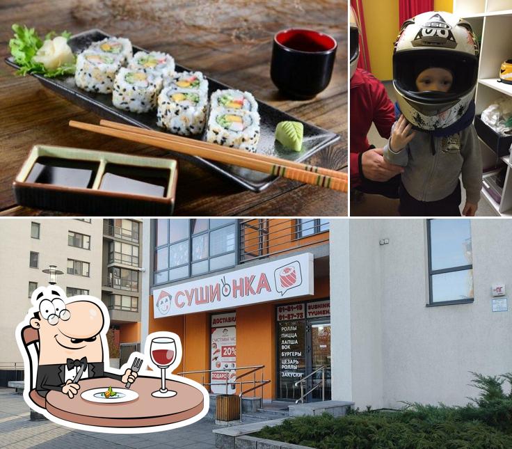 Sushi-nka se distingue par sa nourriture et extérieur