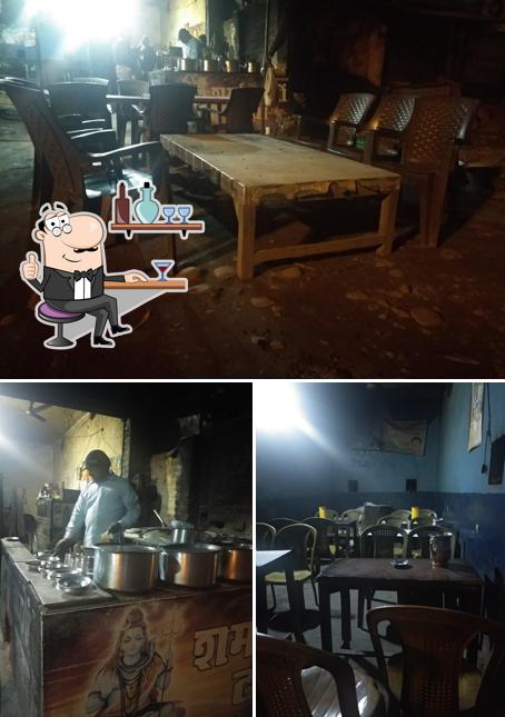 The interior of Sharma food