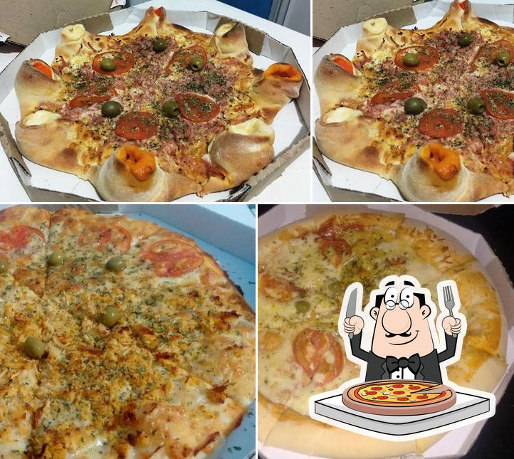 Consiga diferentes variedades de pizza