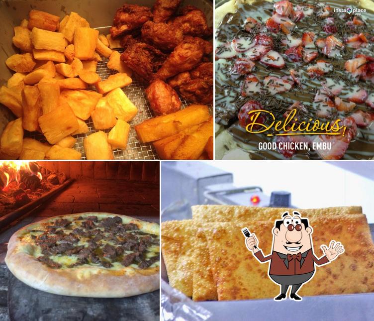 Comida em Good Chicken’s Centro