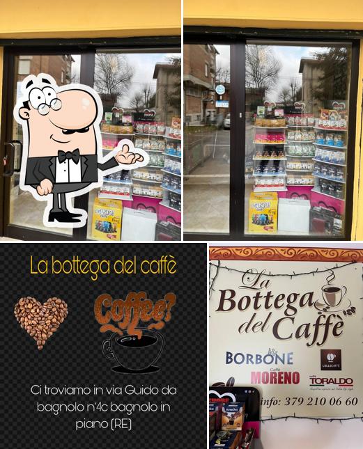 Gli interni di La bottega del caffè