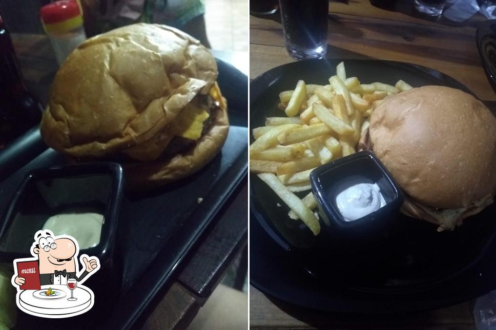 Comida em Ember´s Burger