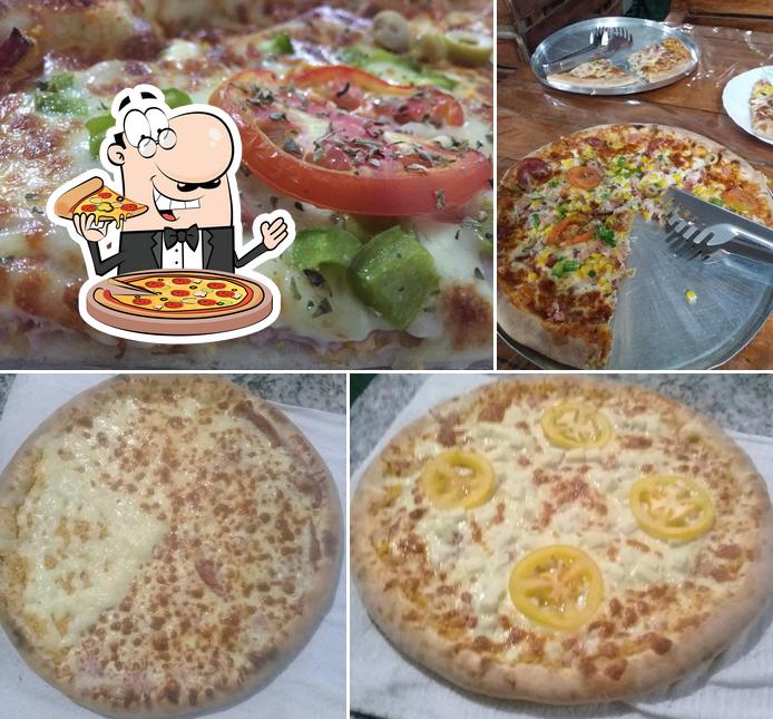 Escolha pizza no LC Pizzaria